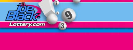 joeblack lottery winning number|robby lottery wega di number.
